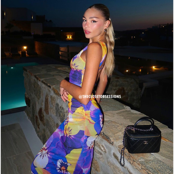 ZARA BLOGGER FAVE!!! Floral Print Midi Dress NWT LAST ONE!!! - Picture 2 of 16